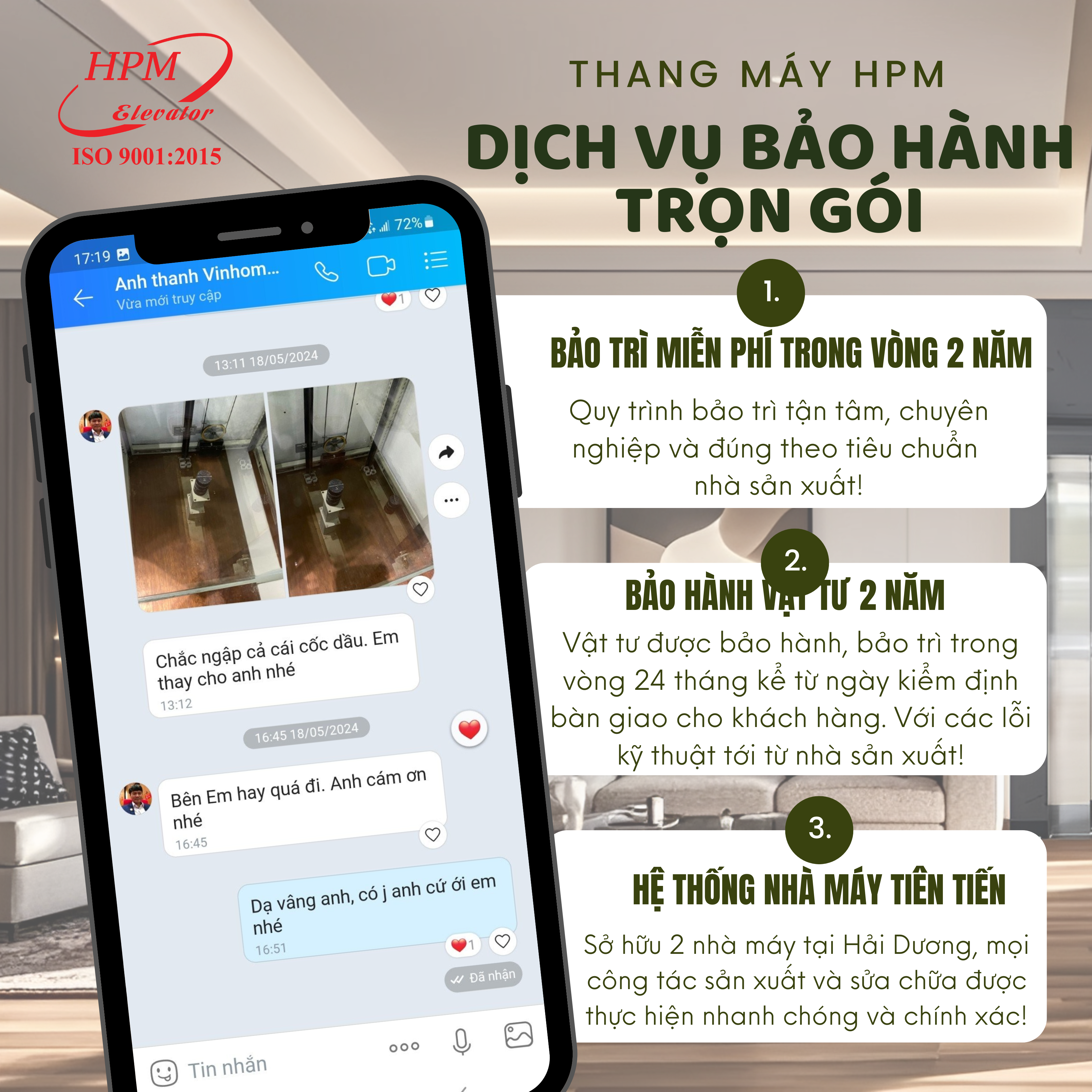 Đơn Vị Sản Xuất Thang Máy Uy Tín Tại Hải Dương